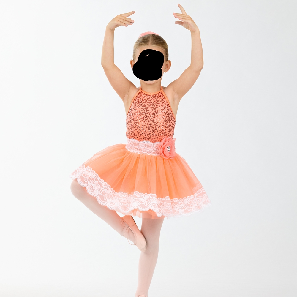 Weissman Orange and Purple Dance Costumes
